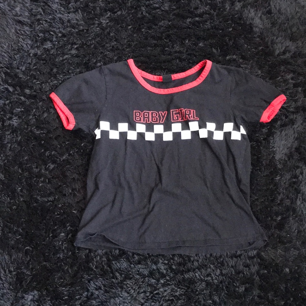 Baby girl black shirt